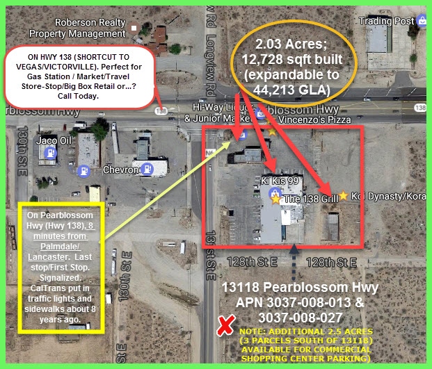 13118 Pearblossom Hwy, Pearblossom, CA for sale - Building Photo - Image 1 of 1