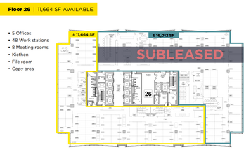 215 2nd St SW, Calgary, AB for lease Floor Plan- Image 1 of 1