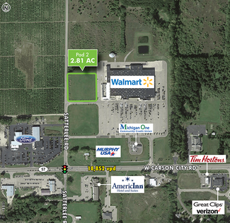 More details for 10771 W Carson City Rd, Greenville, MI - Land for Sale