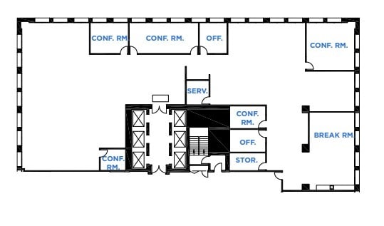 75 E Santa Clara St, San Jose, CA for lease Floor Plan- Image 1 of 1