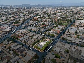 1605 S Bonnie Brae St, Los Angeles, CA - AERIAL map view