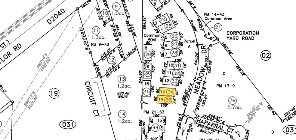 2280-2288 Sierra Meadows Dr, Rocklin, CA for lease - Plat Map - Image 2 of 2