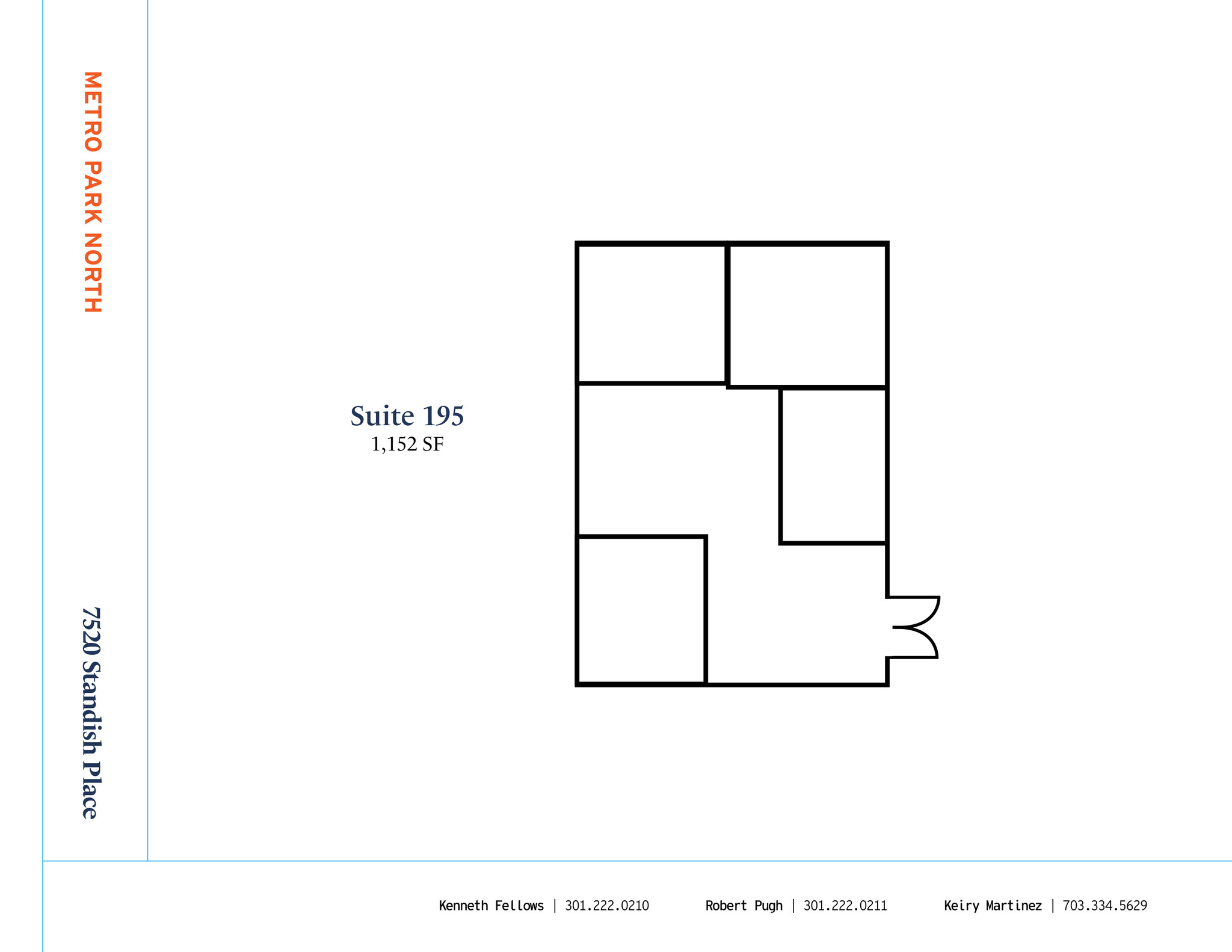 7529 Standish Pl, Rockville, MD for lease Floor Plan- Image 1 of 1