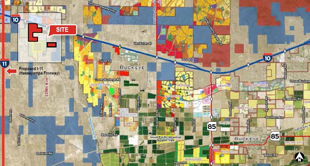 339th Ave, Buckeye, AZ 85354 R43 Zoned Acreage