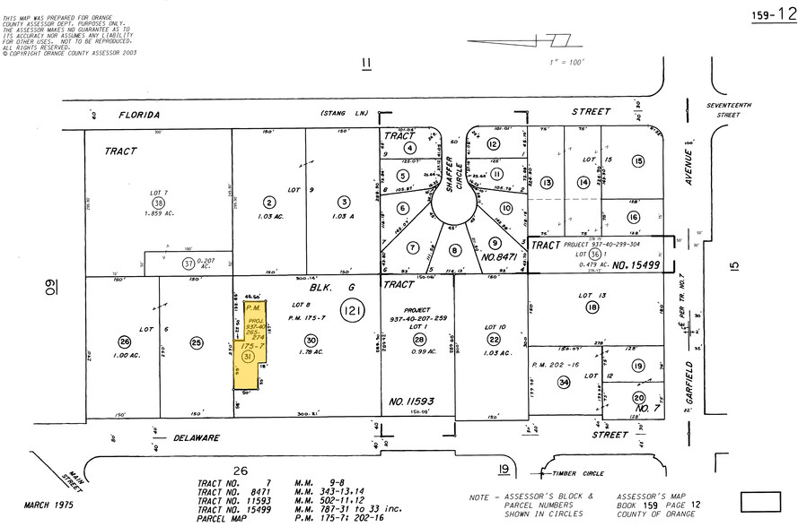 18800 Delaware St, Huntington Beach, CA for lease - Plat Map - Image 2 of 33