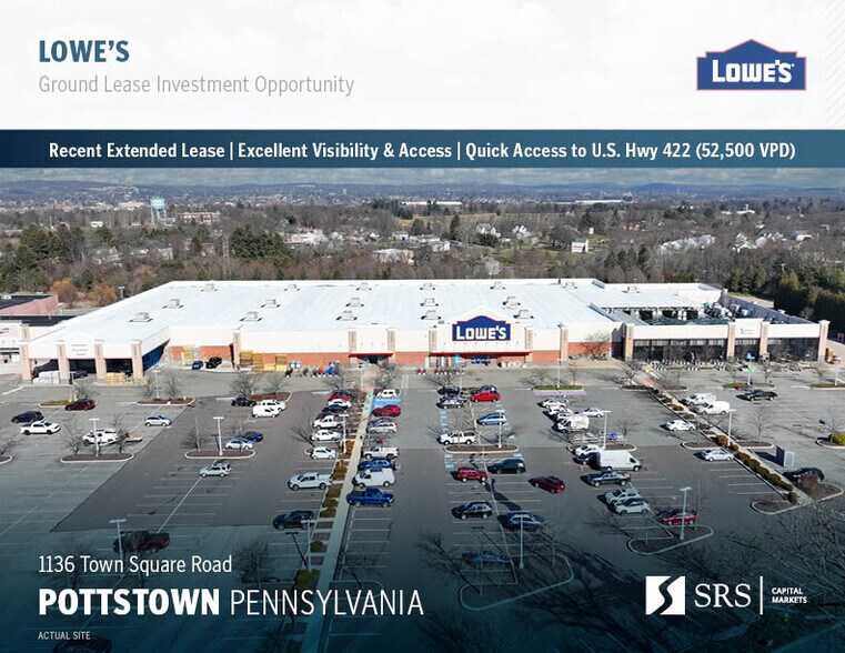 11121140 Town Square Rd, Pottstown, PA 19465 Lowe's Anchored New