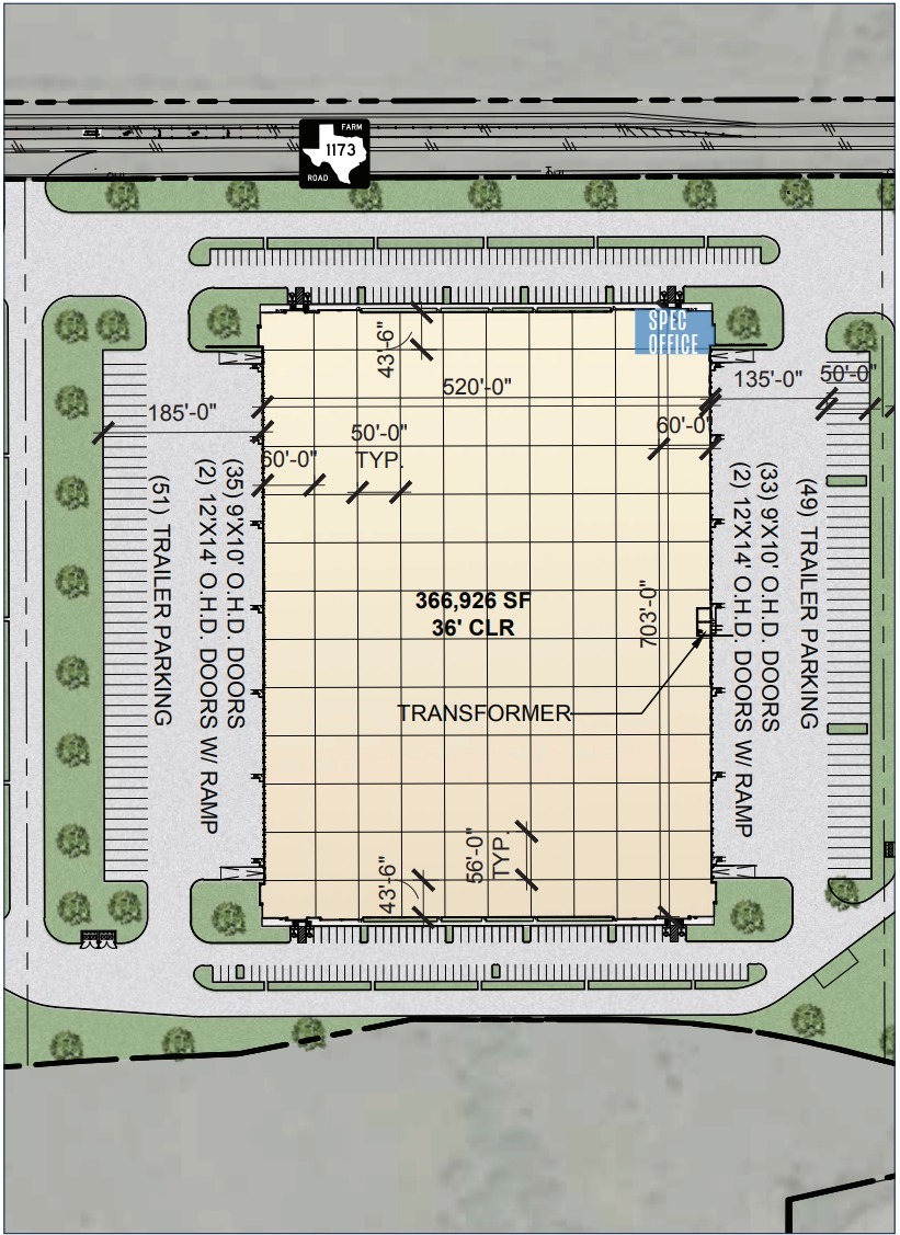 ICC-35, Denton, TX for lease Floor Plan- Image 1 of 1