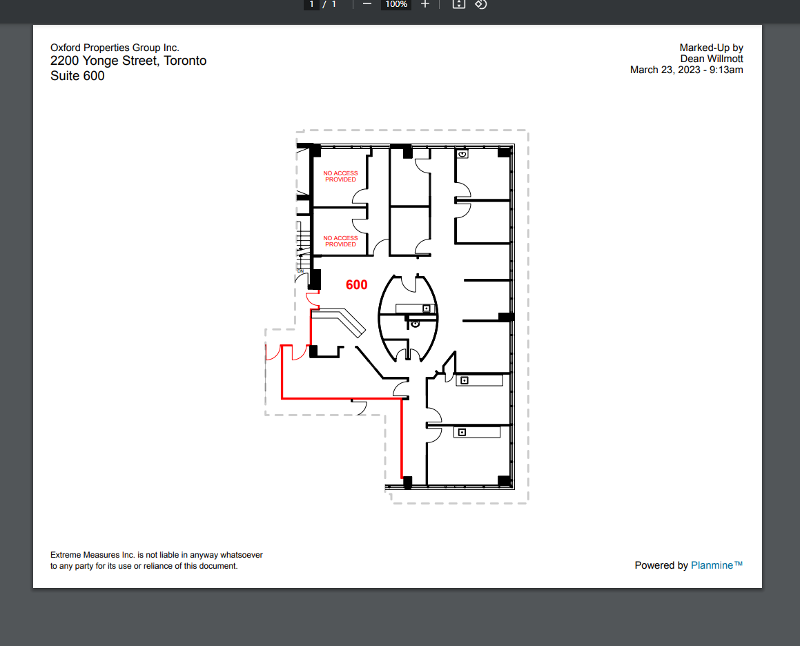 2200 Yonge St, Toronto, ON for lease Floor Plan- Image 1 of 1