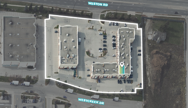 8787 Weston Rd, Vaughan, ON for lease Aerial- Image 2 of 2