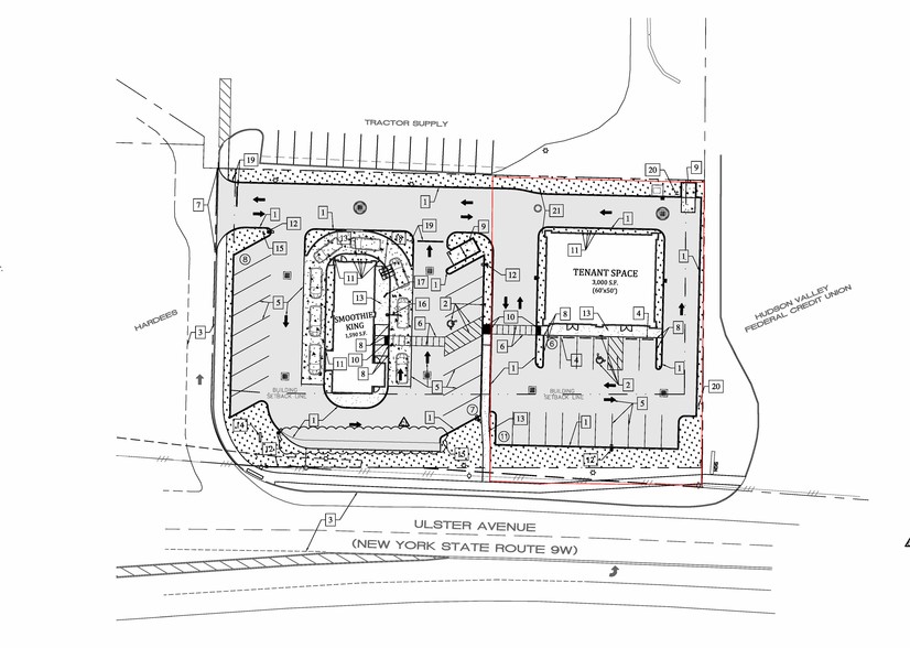 1621 Ulster Ave, Lake Katrine, NY for lease - Site Plan - Image 2 of 2