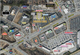 4216-4216 W Wendover Ave, Greensboro, NC - AERIAL  map view