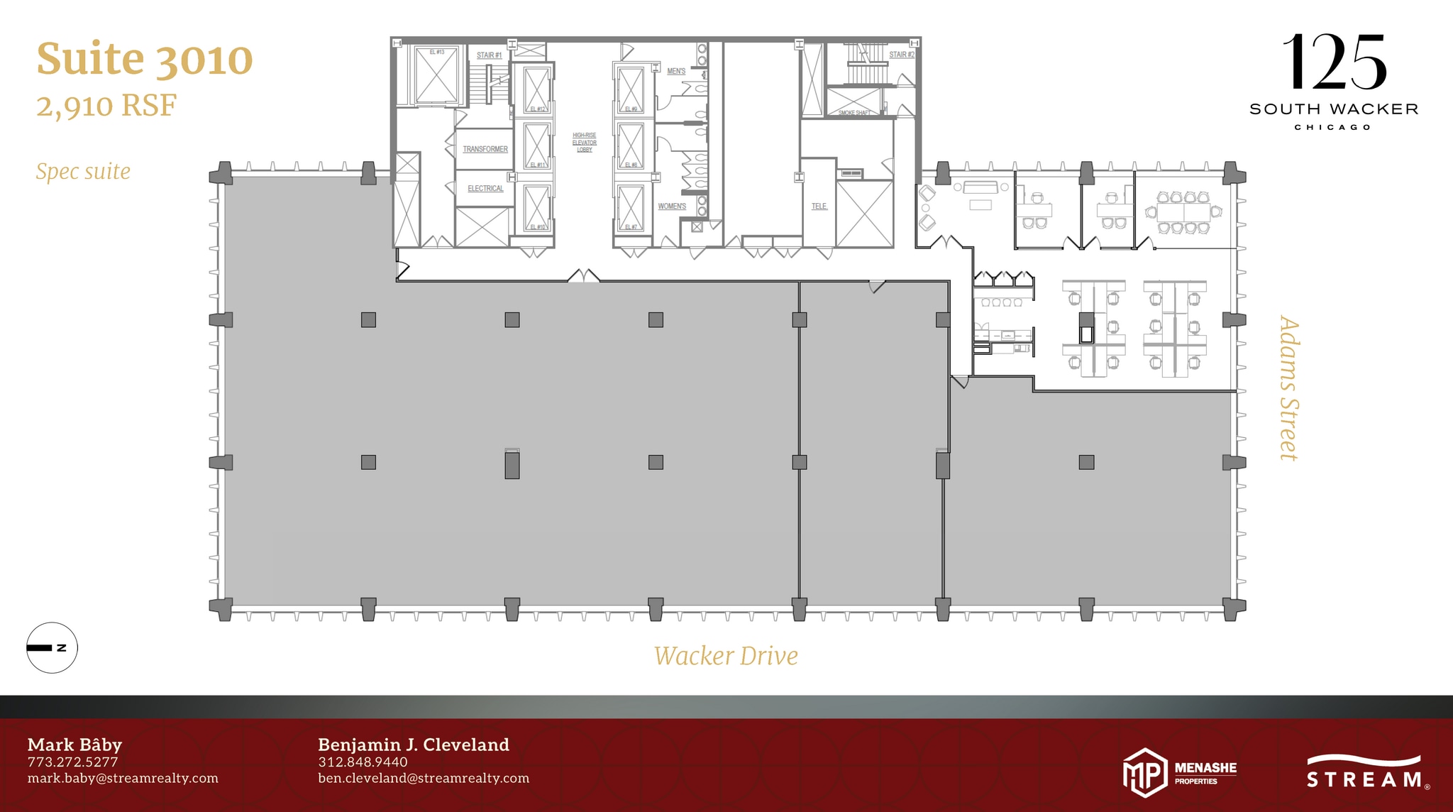 125 S Wacker Dr, Chicago, IL for lease Floor Plan- Image 1 of 1