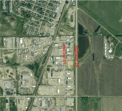721 McCool St, Crossfield, AB - AERIAL  map view - Image1