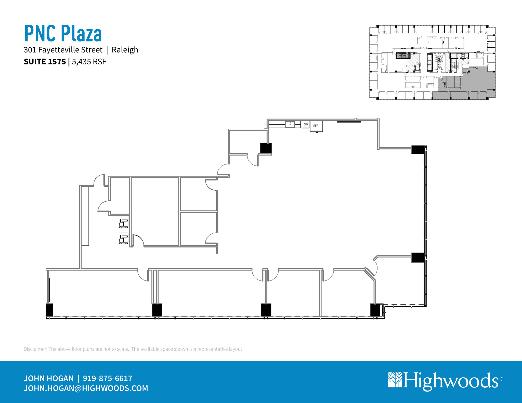 301 Fayetteville St, Raleigh, NC for lease Floor Plan- Image 1 of 1