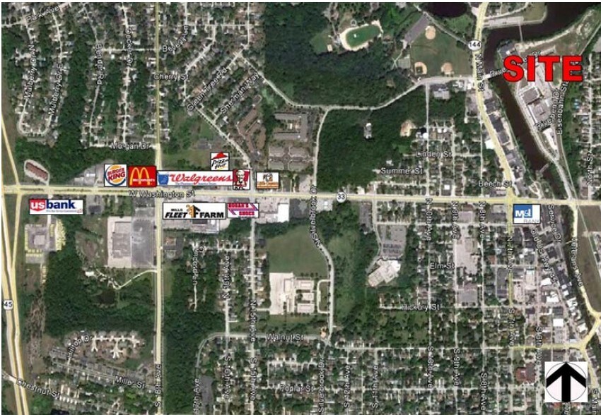 611 Veterans Ave, West Bend, WI for lease - Aerial - Image 3 of 13