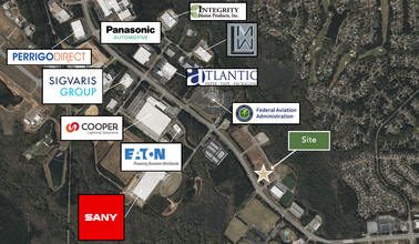 1001 Moba Dr, Peachtree City, GA - aerial  map view