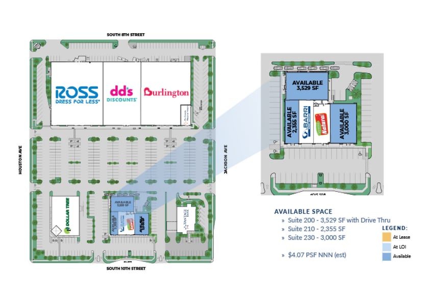 S 10th St & Jackson Ave, McAllen, TX for lease - Building Photo - Image 3 of 3