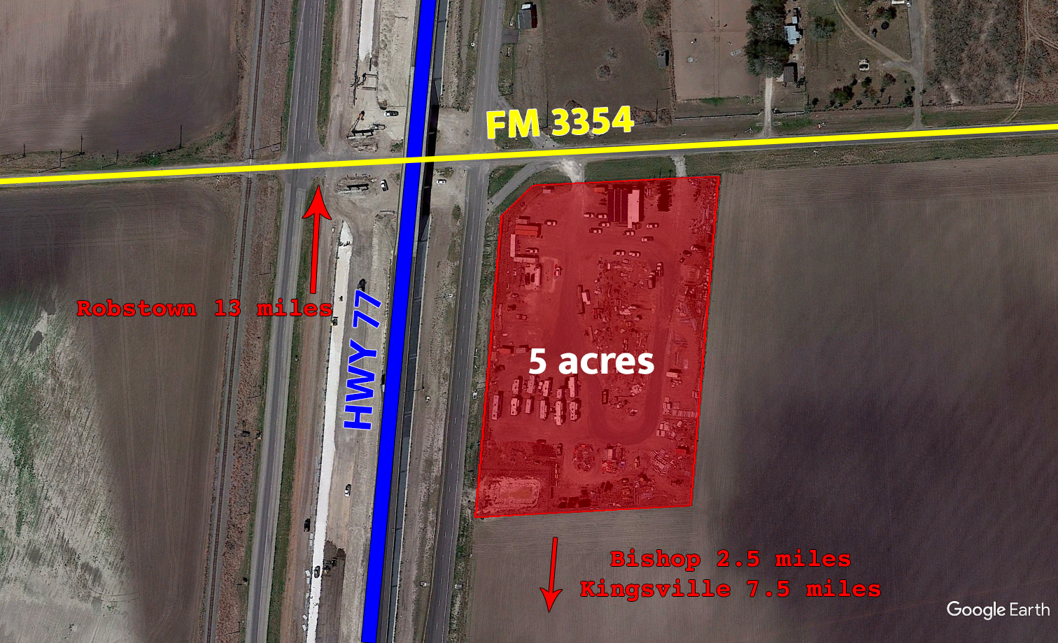 Hwy 77 Hwy, Bishop, TX for lease Primary Photo- Image 1 of 3