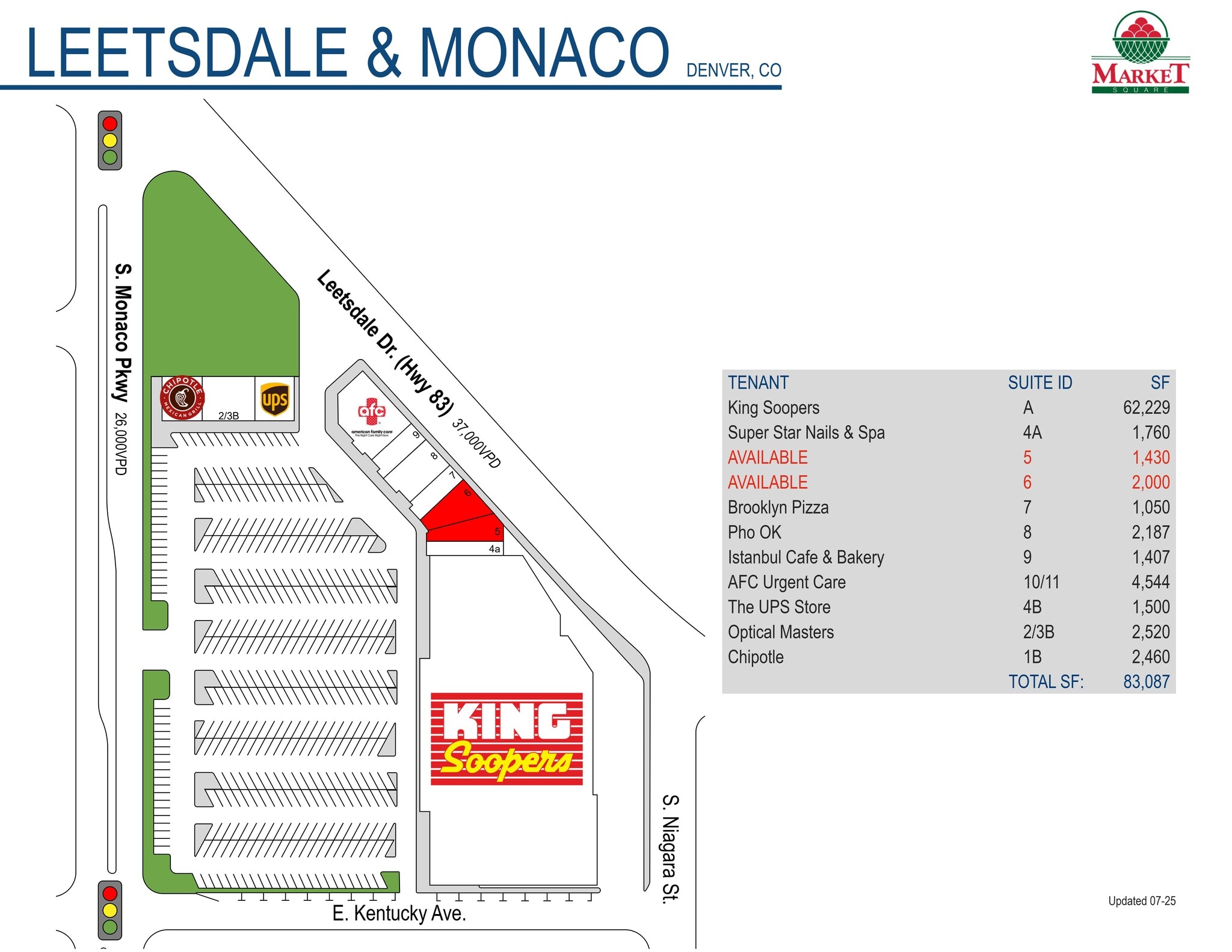 820-890 S Monaco Pky, Denver, CO for lease Site Plan- Image 1 of 6
