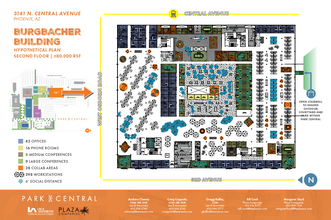 3110 N Central Ave, Phoenix, AZ for lease Floor Plan- Image 1 of 1