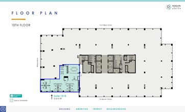 1700 N Moore St, Arlington, VA for lease Floor Plan- Image 1 of 1