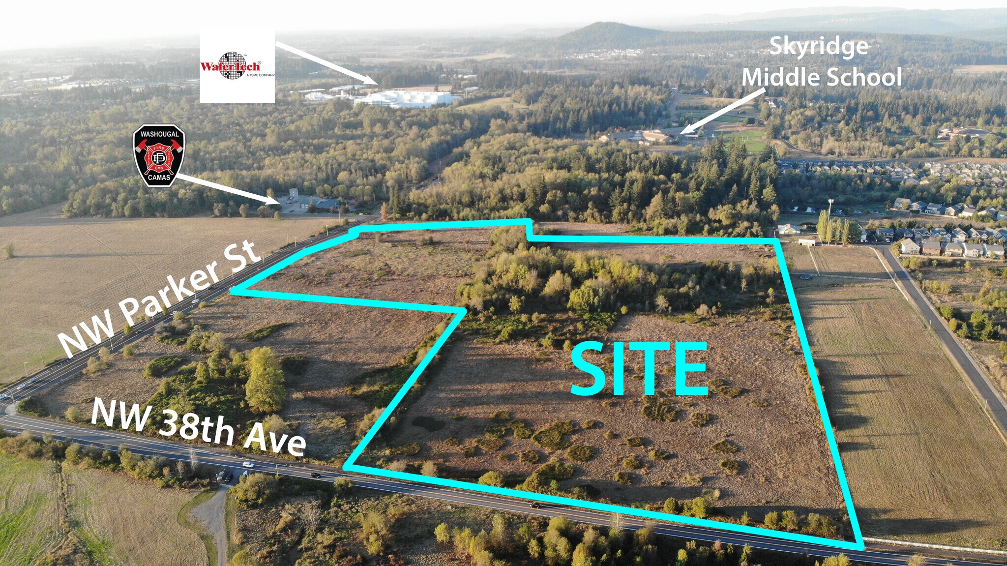 NW 38th, Camas, WA for sale Aerial- Image 1 of 1