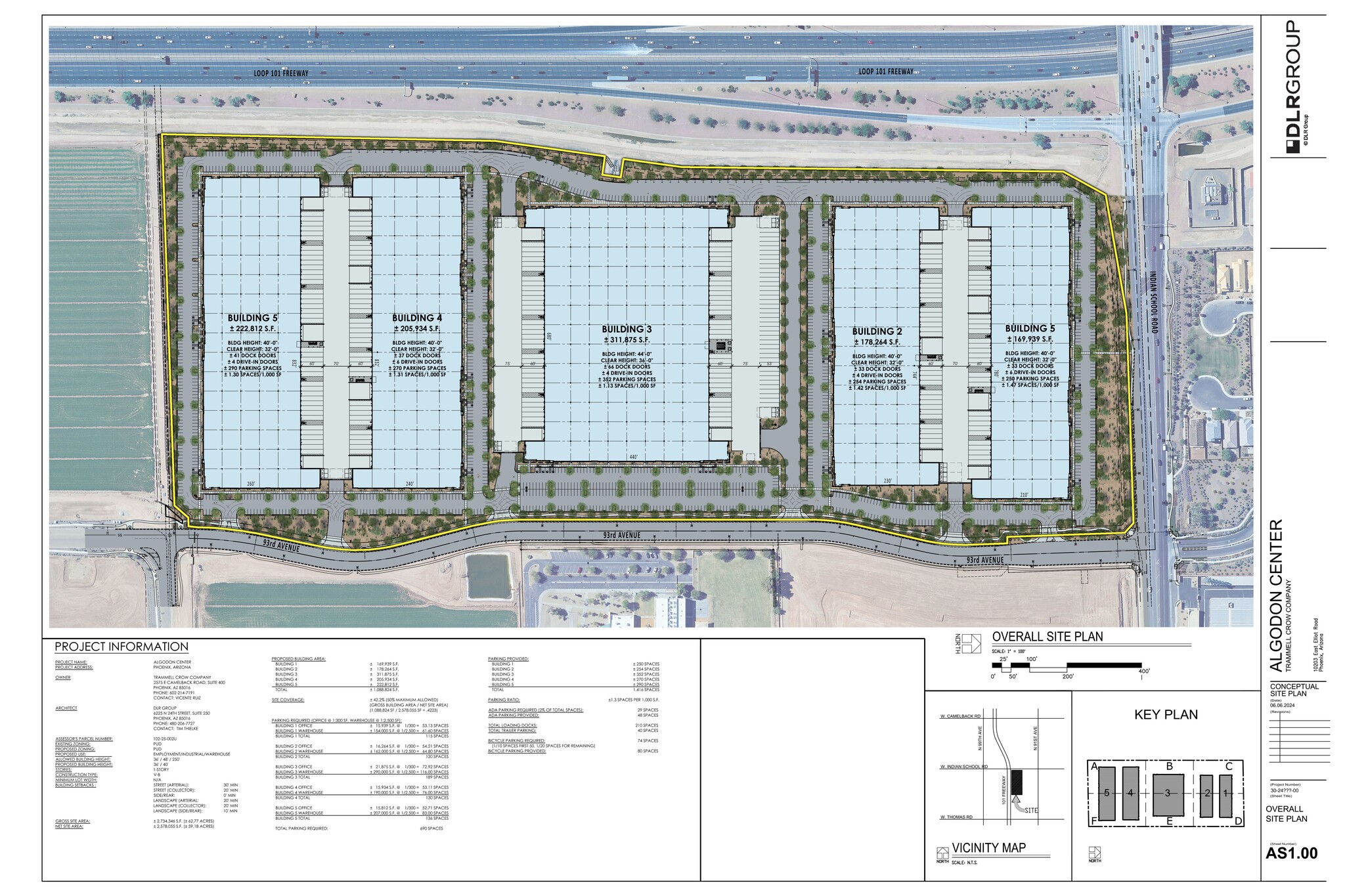 SEC Loop 101 & Indian School Rd, Phoenix, AZ for lease Site Plan- Image 1 of 1