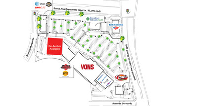 5550-5640 E Santa Ana Canyon Rd, Anaheim Hills, CA for lease Site Plan- Image 2 of 2