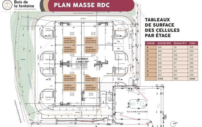 Flex in Angerville for sale - Site Plan - Image 2 of 3