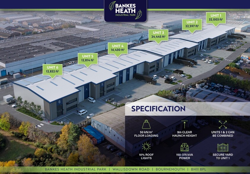 Wallisdown Rd, Bournemouth for lease - Aerial - Image 3 of 4