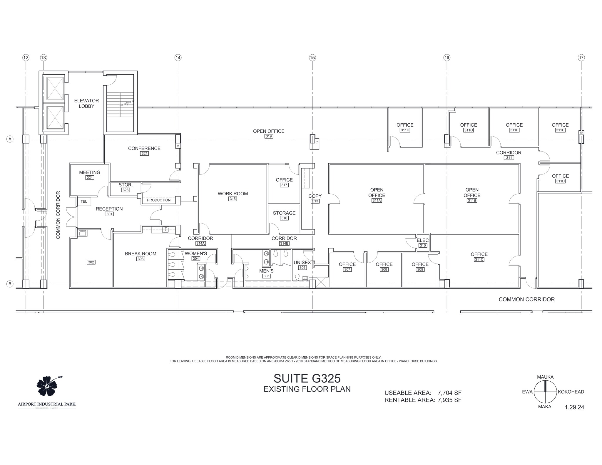 3375 Koapaka St, Honolulu, HI for lease Site Plan- Image 1 of 3