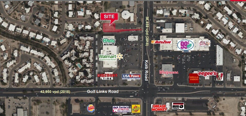 NWC Kolb Rd & Golf Links Rd, Tucson, AZ for sale Primary Photo- Image 1 of 1