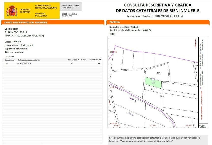 Planta, 215, Cullera, Valencia for sale - Building Photo - Image 1 of 2