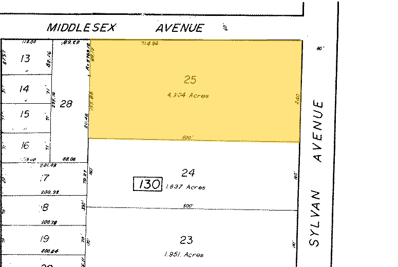 140 Sylvan Ave, Englewood Cliffs, NJ for lease - Plat Map - Image 2 of 6