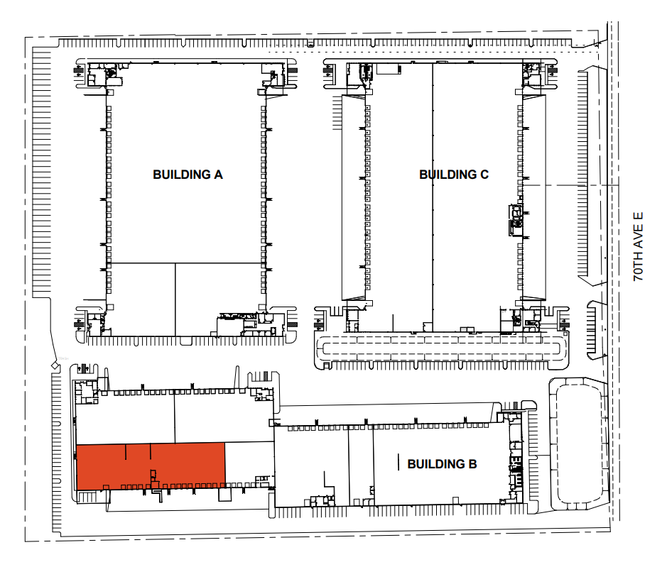 2380 70th Ave E, Fife, WA for lease Site Plan- Image 1 of 1