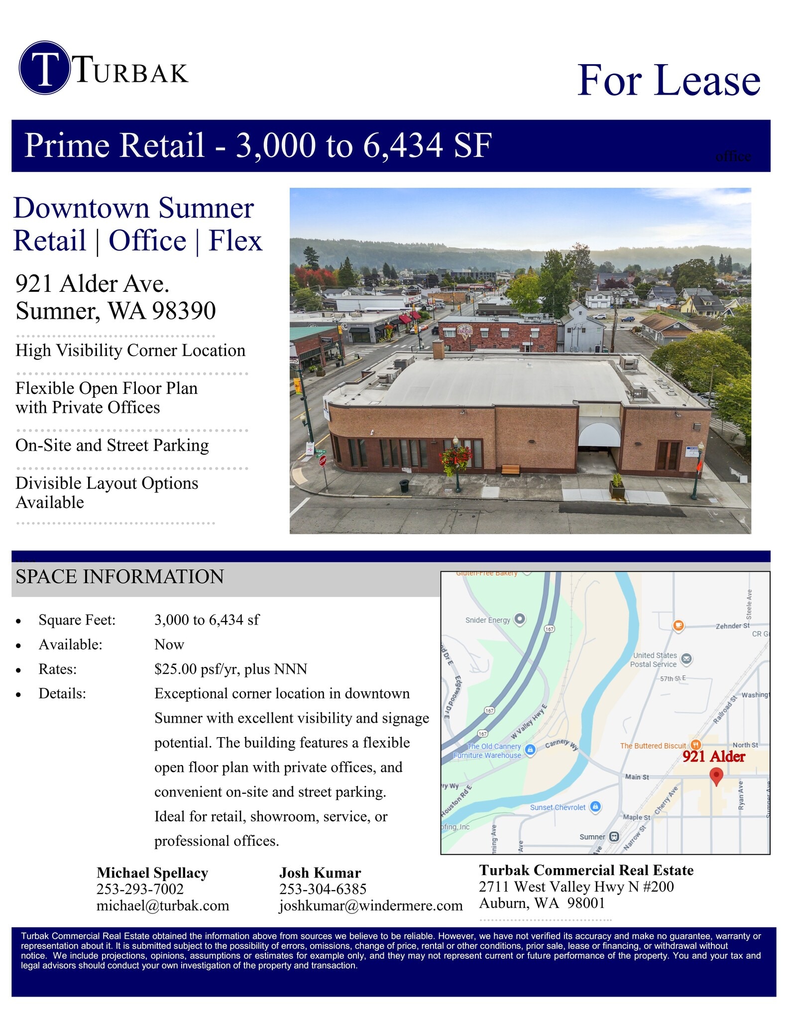 921 Alder Ave, Sumner, WA for lease Site Plan- Image 1 of 1
