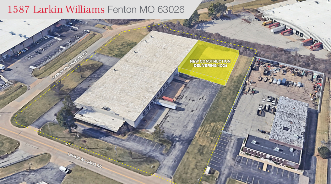 1587 Larkin Williams Rd, Fenton, MO for lease Building Photo- Image 1 of 3