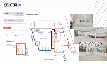 16861 Ventura Blvd, Encino, CA for lease Floor Plan- Image 2 of 10