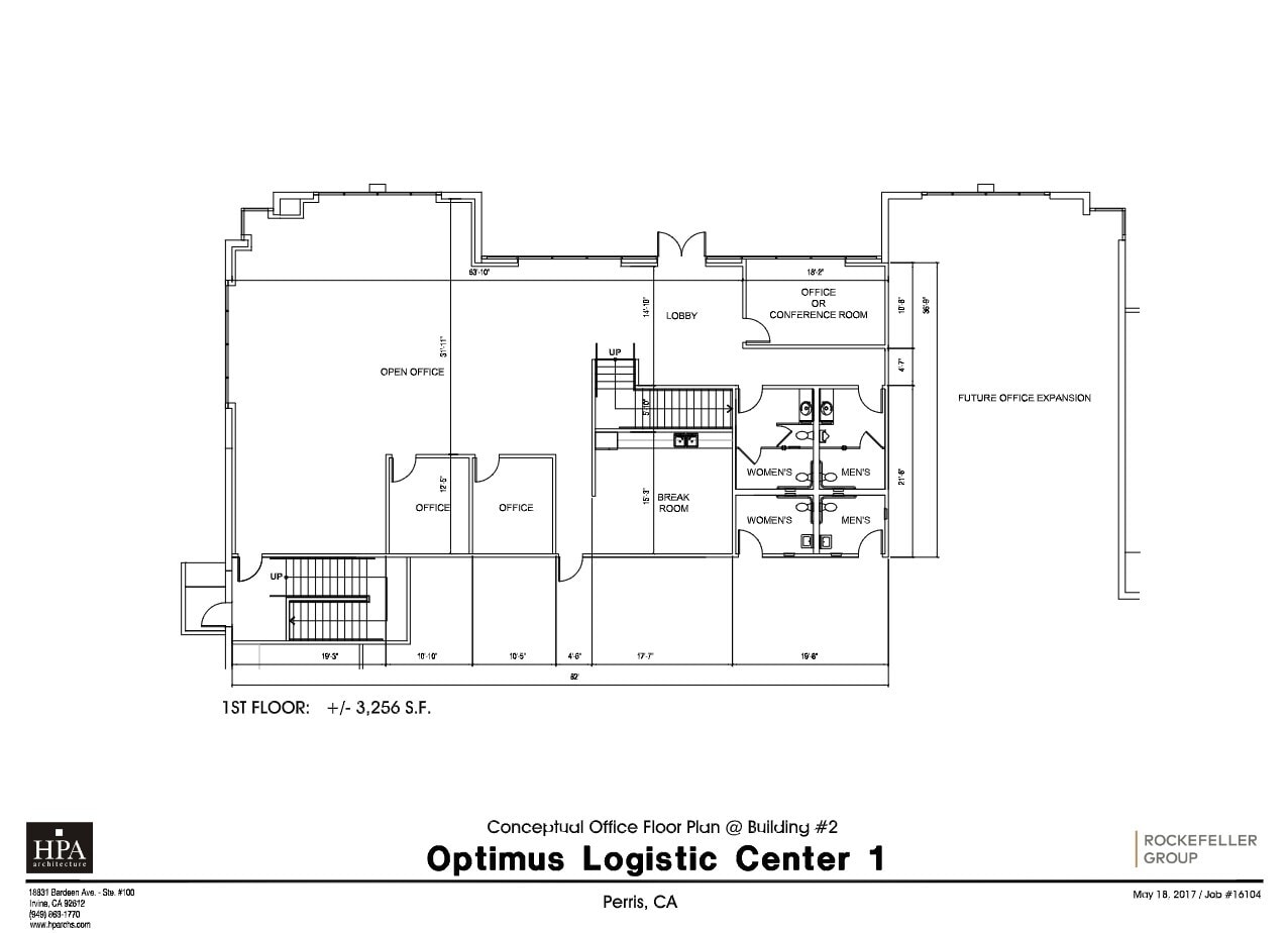 4150-4160 Patterson Ave, Perris, CA for lease Floor Plan- Image 1 of 4