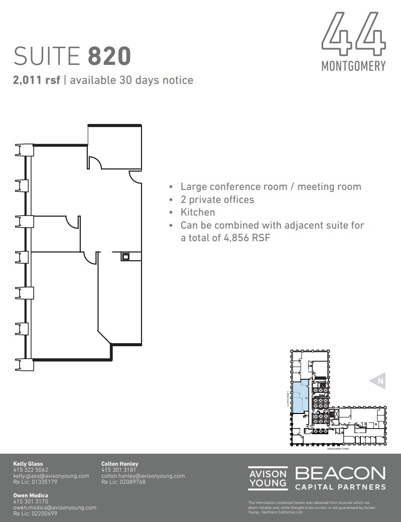 44 Montgomery St, San Francisco, CA for lease Floor Plan- Image 1 of 1