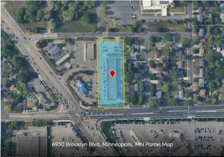 6930 Brooklyn Blvd, Minneapolis, MN - AERIAL map view