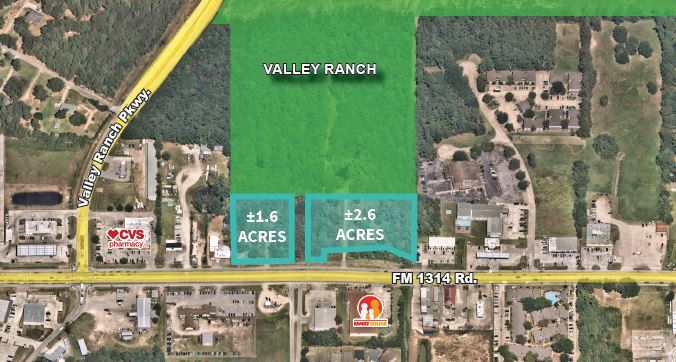 Valley Ranch Pkwy and FM 1314 Rd., Porter, TX for sale - Site Plan - Image 1 of 2