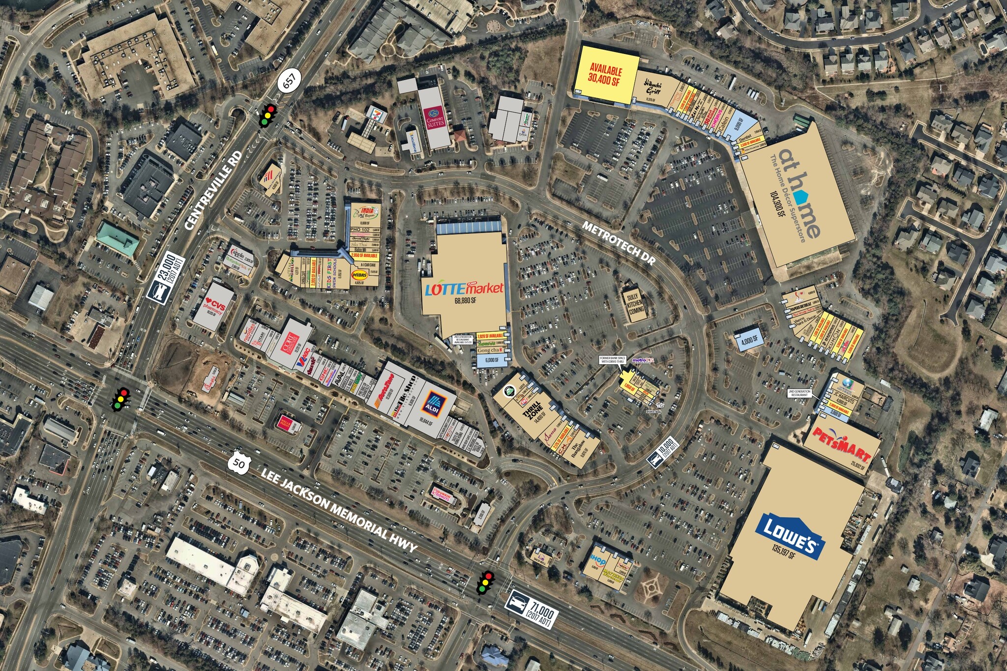 13920 Metrotech Dr, Chantilly, VA 20151 Sully Place Shopping Center