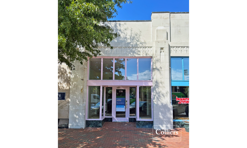 178-182 E Main St, Spartanburg, SC for lease - Building Photo - Image 1 of 11
