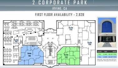2 Corporate Park, Irvine, CA for lease Floor Plan- Image 1 of 1