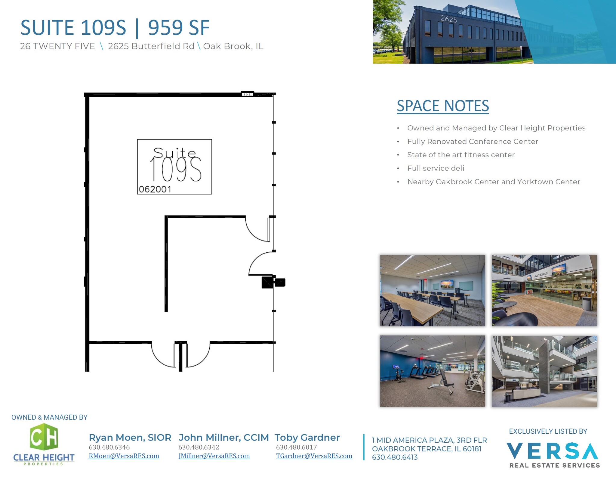 2625 Butterfield Rd, Oak Brook, IL for lease Floor Plan- Image 1 of 1