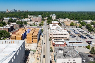 6677-6683 Delmar Blvd, University City, MO - AERIAL map view - Image1