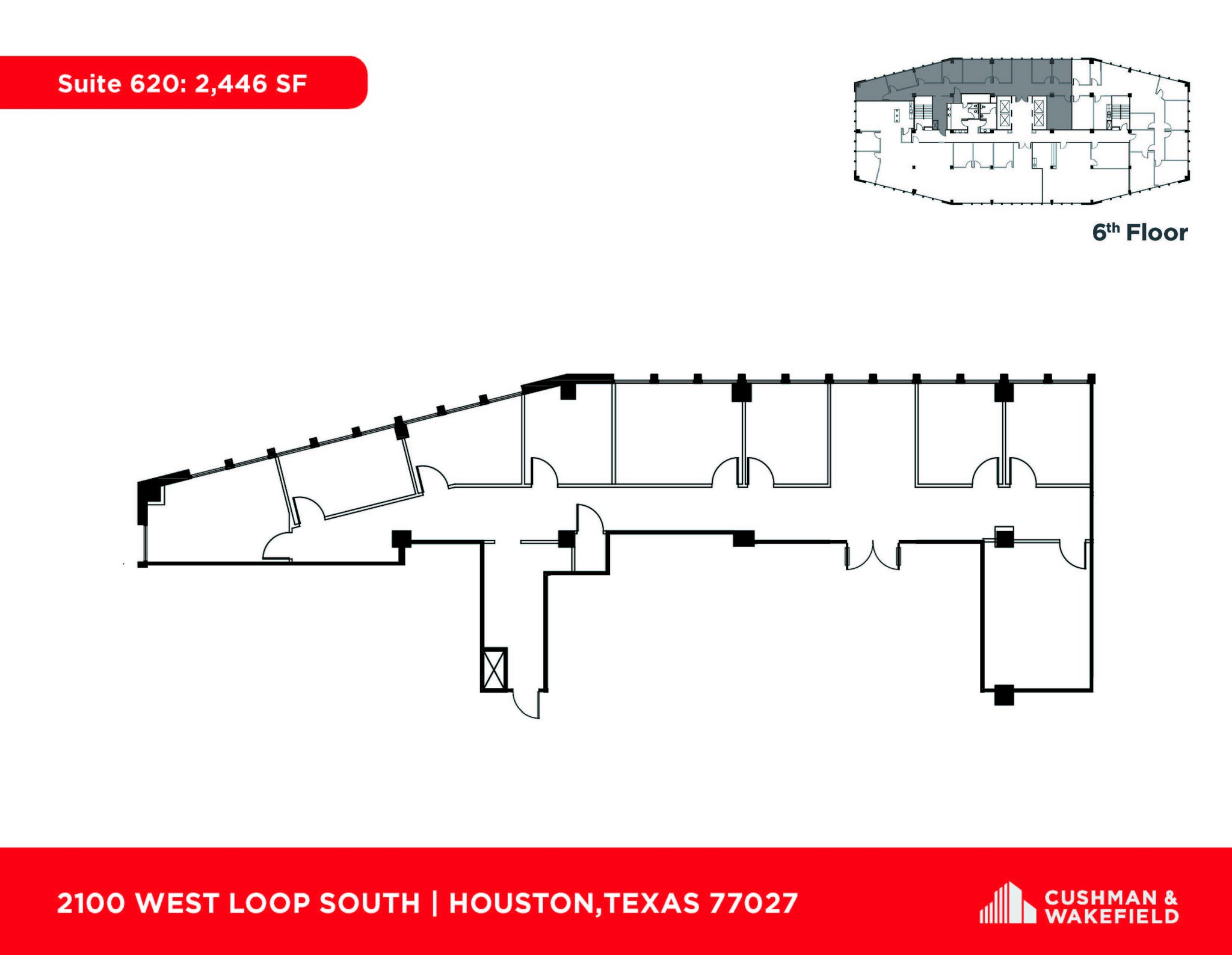 2100 West Loop South, Houston, TX for lease Floor Plan- Image 1 of 1