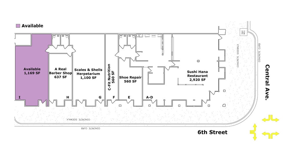 521 Central Ave NW, Albuquerque, NM for lease - Site Plan - Image 2 of 4