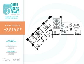 17011 Beach Blvd, Huntington Beach, CA for lease Floor Plan- Image 1 of 2